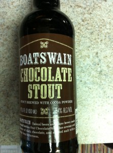 Boatswain Choc Stout Label