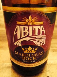 Abita Mardi Gras bottle